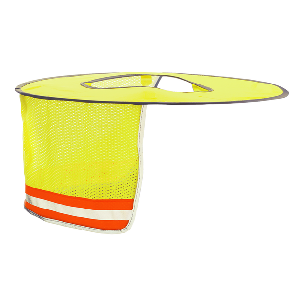 Hi-Vis Two-Tone Sun Shield for Cap Style Hard Hat