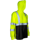 High Visibility Long Sleeve Safety Shirt With Reflective Strips and Hoodie