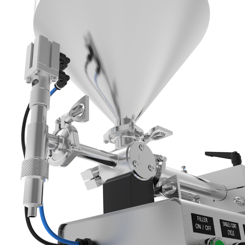 High Viscosity Tabletop Paste Piston Filler - 316 SS – 100ml
