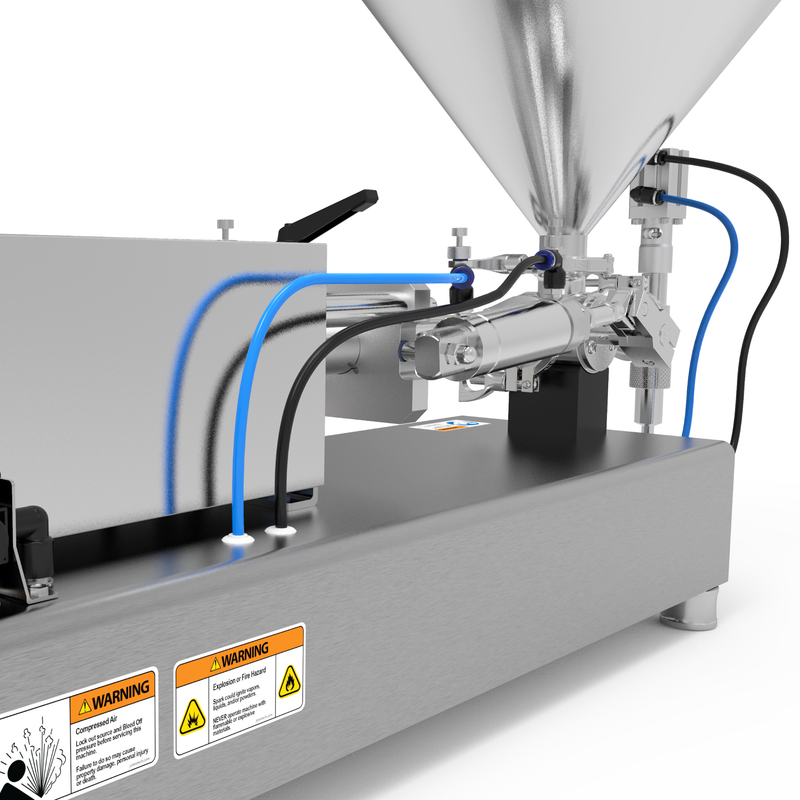 High Viscosity Tabletop Paste Piston Filler - 316 SS – 100ml
