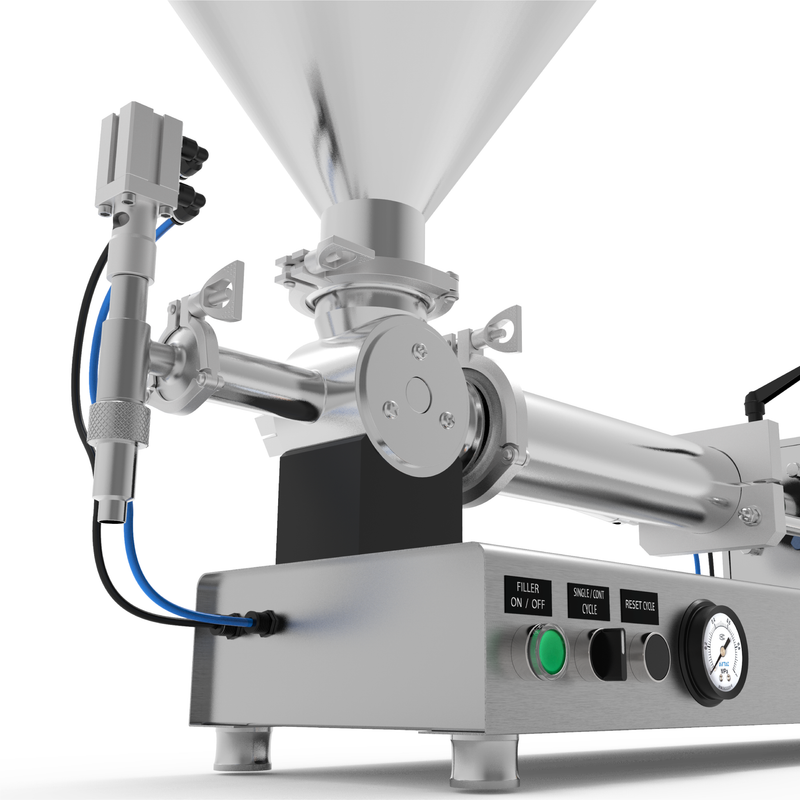 High Viscosity Tabletop Paste Piston Filler - 316 SS – 1000ml