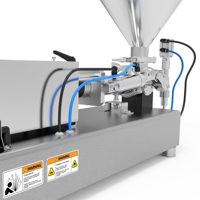 High Viscosity Tabletop Paste Piston Filler - 316 SS – 250ml