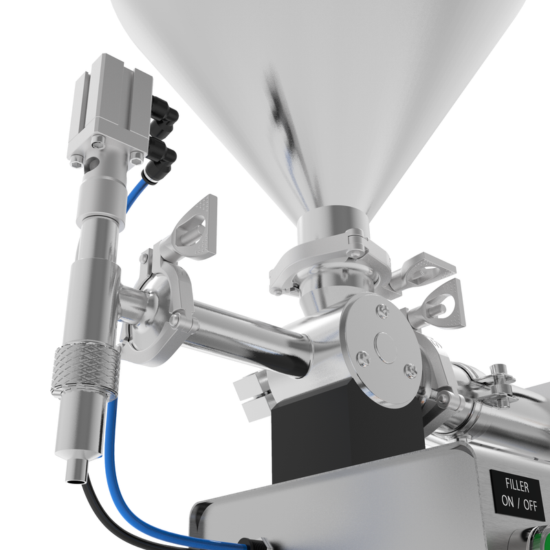 High Viscosity Tabletop Paste Piston Filler - 316 SS – 250ml