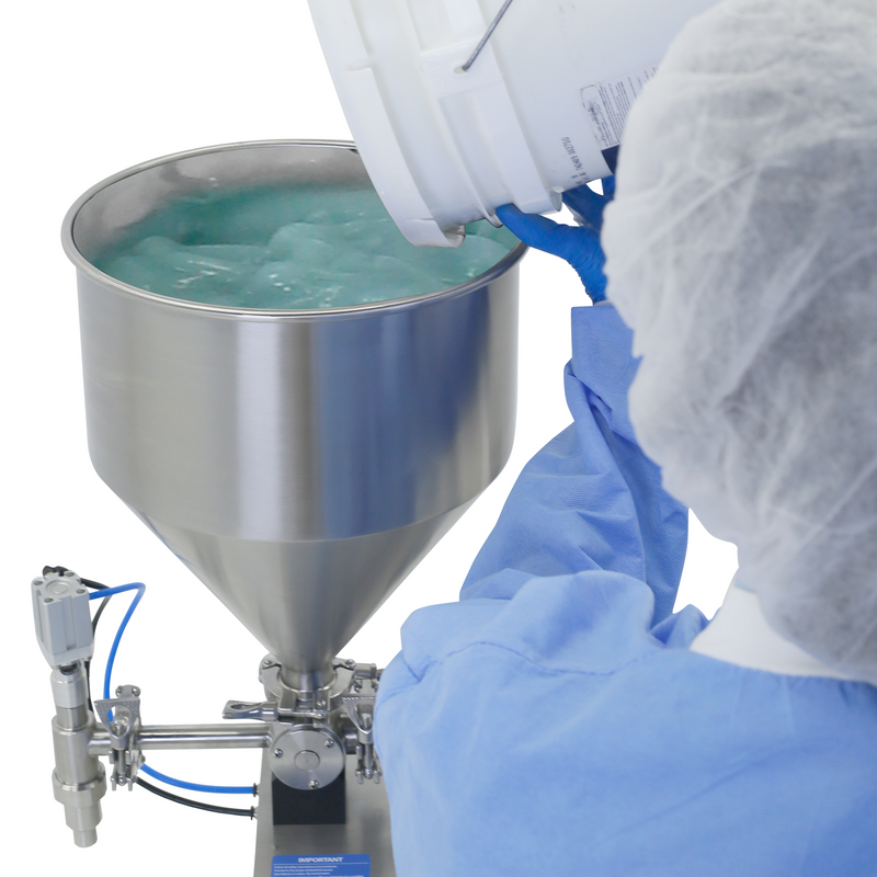 High Viscosity Tabletop Paste Piston Filler - 316 SS – 250ml