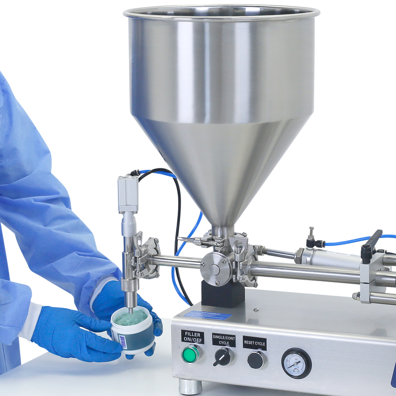 High Viscosity Tabletop Paste Piston Filler - 316 SS – 250ml