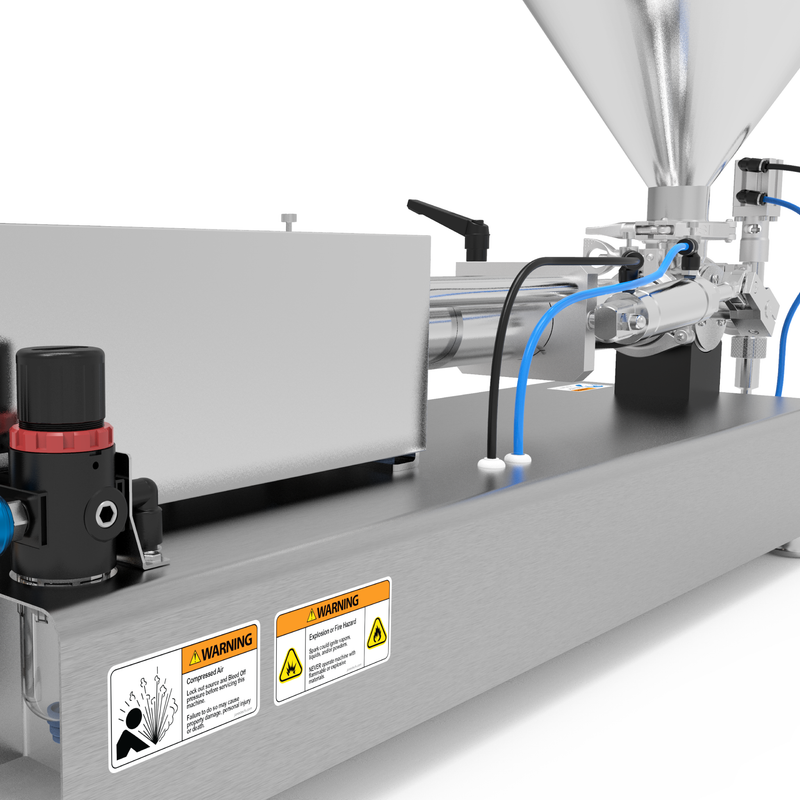 High Viscosity Tabletop Paste Piston Filler - 316 SS – 500ml