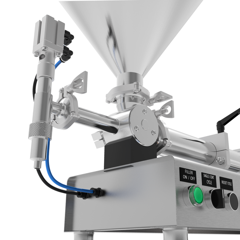High Viscosity Tabletop Paste Piston Filler - 316 SS – 500ml