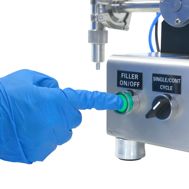 High Viscosity Tabletop Paste Piston Filler - 316 SS – 500ml