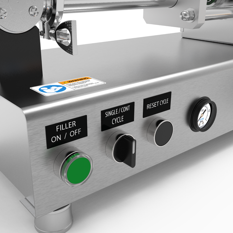 High Viscosity Tabletop Paste Piston Filler - 316 SS – 500ml