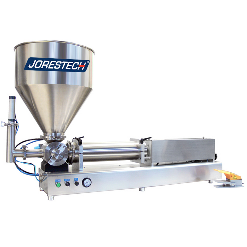 High Viscosity Tabletop Paste Piston Filler with Ball Valve - 316 SS – 5000ml