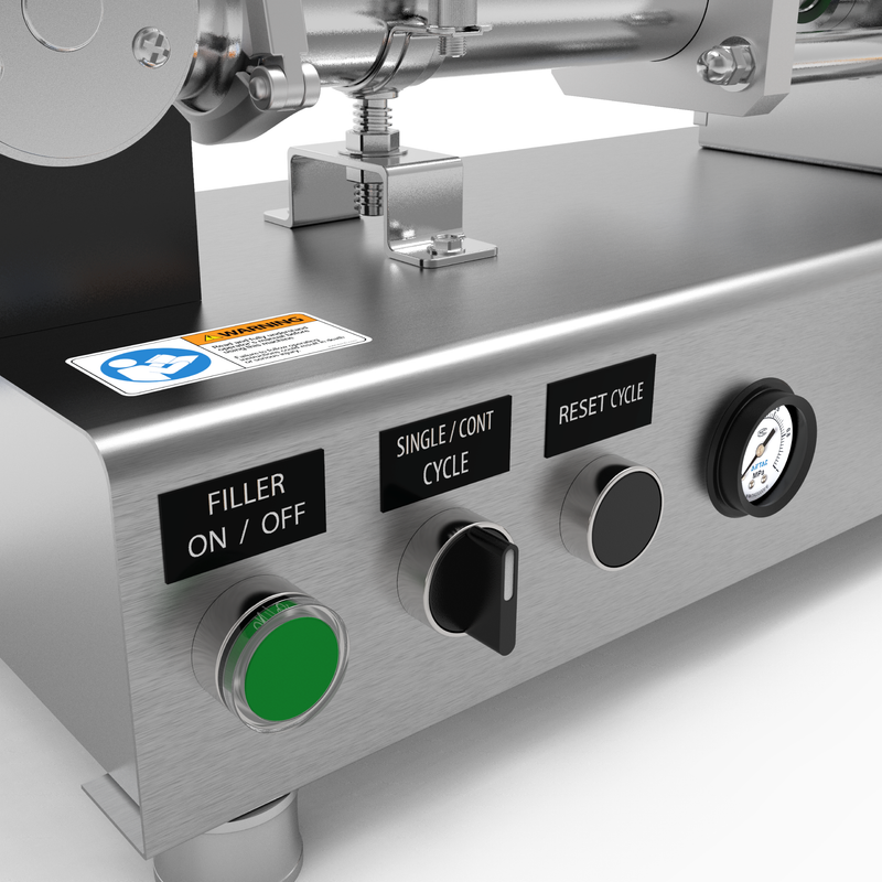 High Viscosity Tabletop Paste Piston Filler - 316 SS – 50ml