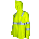 High Visibility Long Sleeve Safety Shirt With Reflective Strips and Hoodie