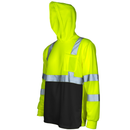 High Visibility Long Sleeve Safety Shirt With Reflective Strips and Hoodie