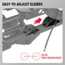 Young Electric MATE R Foldable Hitch Bike Rack | 2’’ Receiver, 200 LBS Capacity