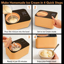 Whynter 0.8 Quart Compact Automatic Ice Cream Maker with Built-In Compressor | ICM-080-HP