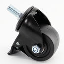 Heavy Duty 3" Stem Caster with Brakes (M16x30mm)