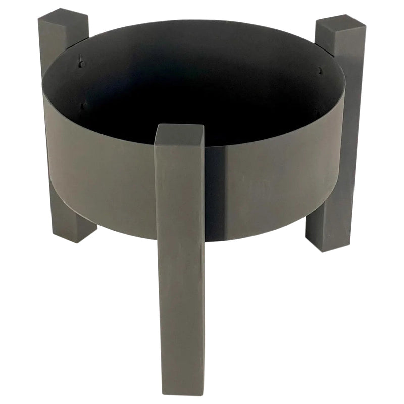 Heavy Duty Fire Pit Bowl with Modern Sturdy Steel Legs