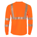 Hi-Vis Heat Transfer Reflective Safety Long Sleeve Shirt