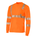 Hi-Vis Heat Transfer Reflective Safety Long Sleeve Shirt