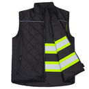 Hi-Vis Two Tone Reversible Insulated Safety Vest with Reflective Strips