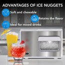 Whynter SonicSnö Countertop Nugget Ice Maker, 40 lbs./Day | IBX-388WS