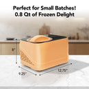 Whynter 0.8 Quart Compact Automatic Ice Cream Maker with Built-In Compressor | ICM-080-HP