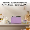 Whynter 0.8 Quart Compact Automatic Ice Cream Maker with Built-In Compressor | ICM-080-LH