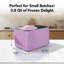 Whynter 0.8 Quart Compact Automatic Ice Cream Maker with Built-In Compressor | ICM-080-LH