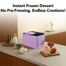 Whynter 0.8 Quart Compact Automatic Ice Cream Maker with Built-In Compressor | ICM-080-LH