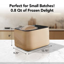 Whynter 0.8 Quart Compact Automatic Ice Cream Maker with Built-In Compressor | ICM-080-TL