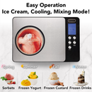 Whynter 2.1 Quart Automatic Ice Cream Maker with Built-In Compressor | ICM-200LS
