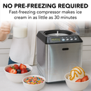 Whynter 2.1 Quart Automatic Ice Cream Maker with Built-In Compressor | ICM-201SB