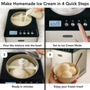 Whynter 2.1 Quart Automatic Ice Cream Maker with Built-In Compressor | ICM-201SB