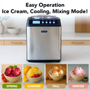 Whynter 2.1 Quart Automatic Ice Cream Maker with Built-In Compressor | ICM-201SB