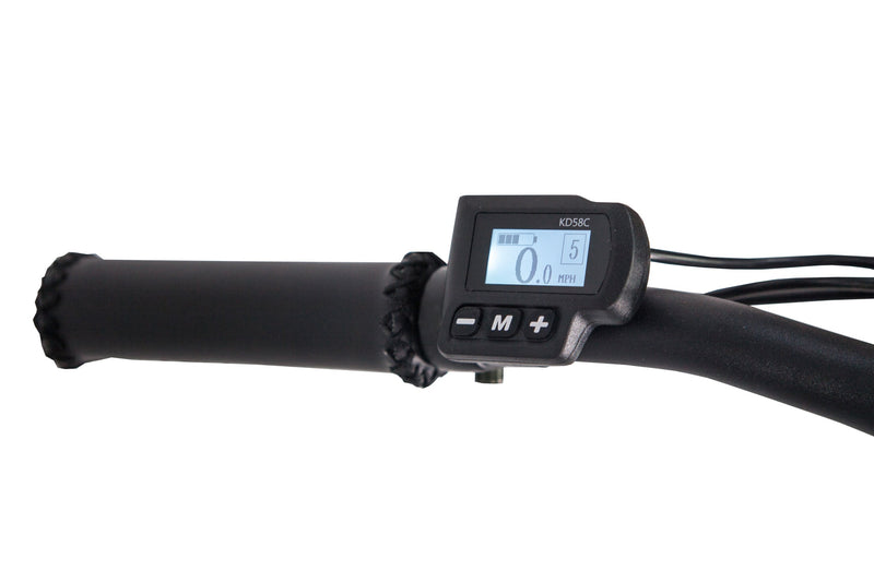 GlareWheel EB-PR 26" Fat Tire Electric Mountain Bicycle - Black
