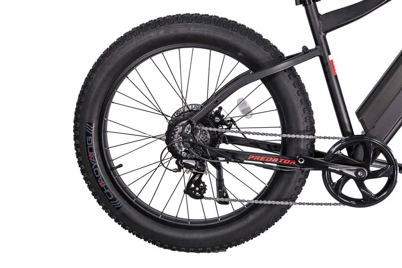 GlareWheel EB-PR 26" Fat Tire Electric Mountain Bicycle - Black