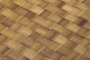 Iroko Infinity Mesh-mounted Wood Mosaic Wall Tile - Livfloors Collection