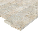 Ivory Light 4"xFree Length Split-face Natural Travertine Wall Tile - Livfloors Collection