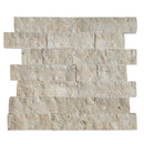 Ivory Light 4"xFree Length Split-face Natural Travertine Wall Tile - Livfloors Collection