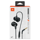 Jbl - Endurance Run 2 Auriculares internos con cable e impermeables - Negros