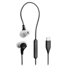 Jbl - Endurance Run 3c Usb C Wired Headphones - Black And Gray