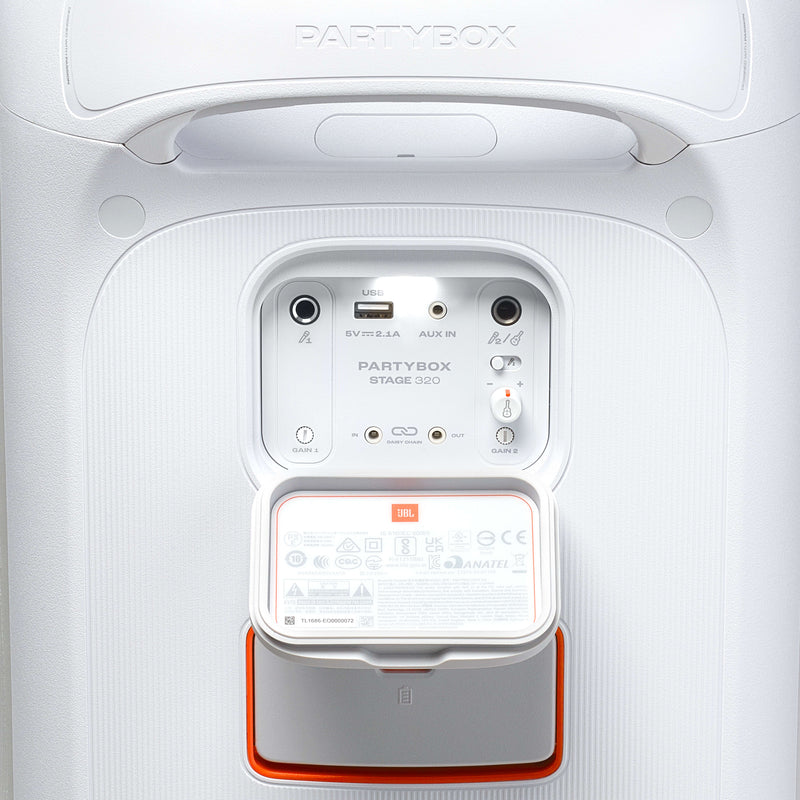 Jbl - Partybox Stage 320 Bluetooth Speaker - White