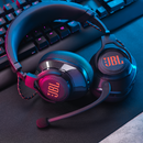 JBL - Auriculares inalámbricos de diadema para gaming Quantum 610 Bluetooth - Negros