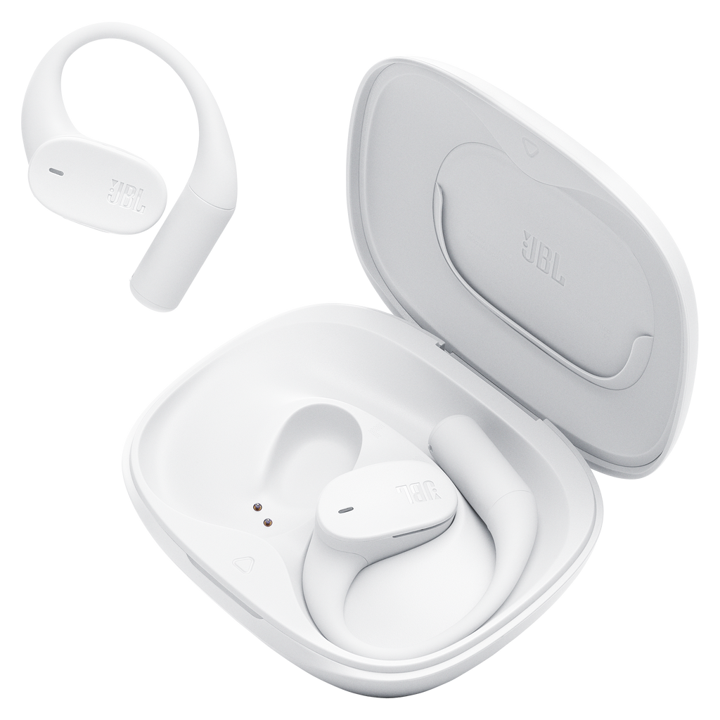 ★美品★JBL SENSE LITE ワイヤレスイヤホン ホワイト Jbl - Sense Lite Open Ear Wireless Headphones - White