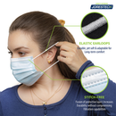 3-Layer Disposable Face Masks – Pack of 50
