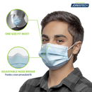 3-Layer Disposable Face Masks – Pack of 50