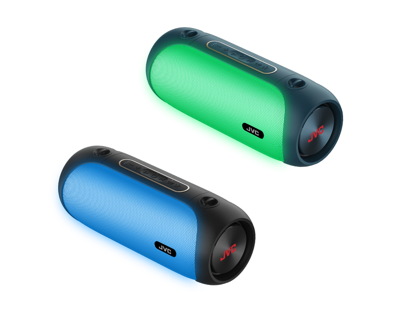 JVC Illuminated Portable Wireless Speaker with 30W max outputs