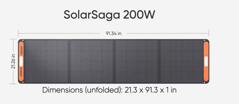 Jackery Solar Generator 3000 Pro Portable Power Station with 1 Solar Saga Panel / Wellbots