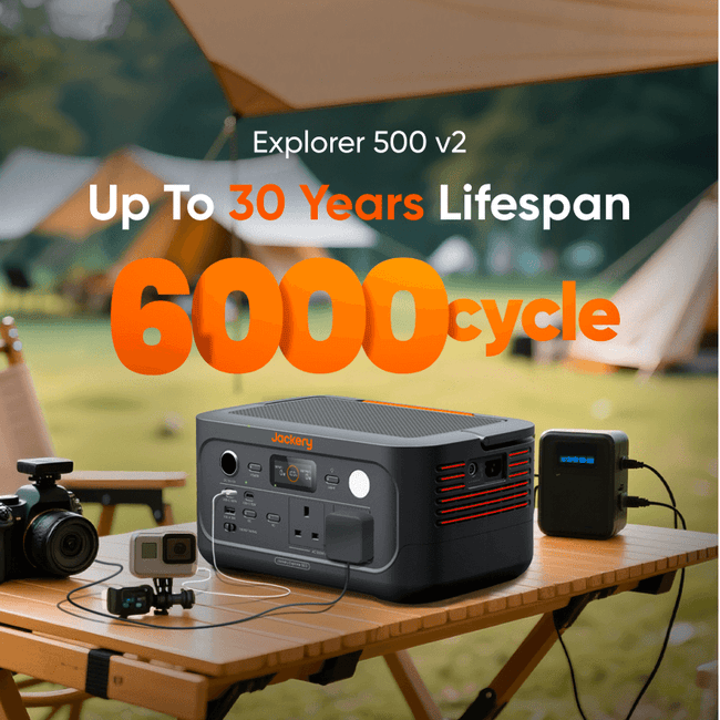 Jackery Explorer 500 V2 + 100W SolarSaga Solar Panel | Wellbots | Free ...
