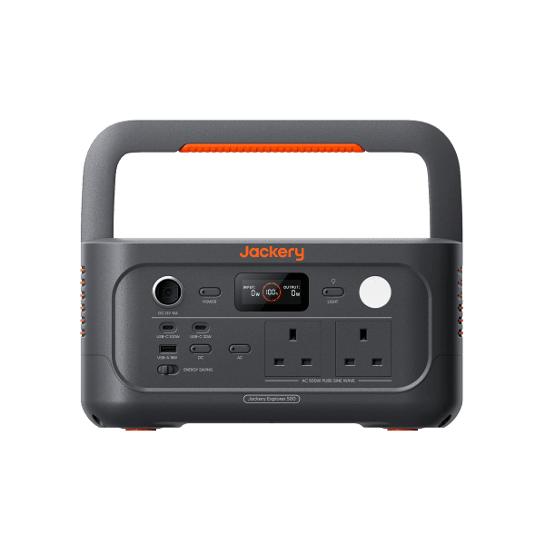 Jackery Explorer 500 V2 + 100W SolarSaga Solar Panel | Wellbots